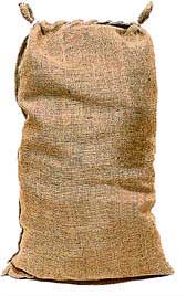 burlap potato bag